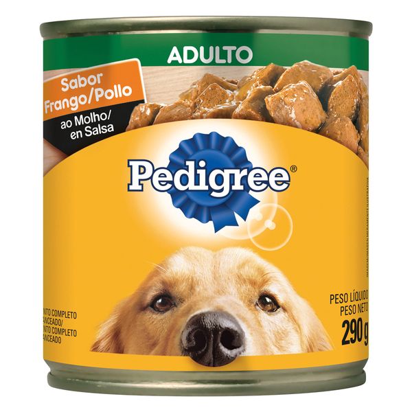 Alimento para Cães Adultos Frango ao Molho Pedigree Lata 290g