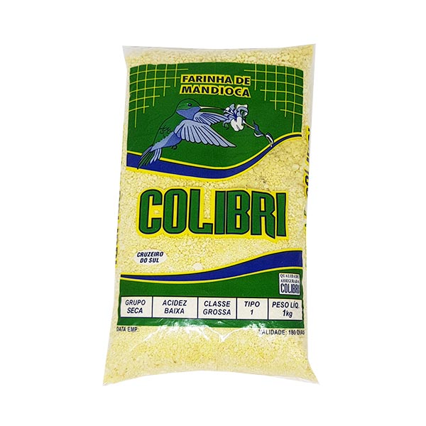 Farinha de Mandioca Branca COLIBRI 1kg Farinha de Mandioca Branca COLIBRI Pacote 1kg Farinha de Mandioca Branca COLIBRI 1kg Farinha de Mandioca Branca COLIBRI Pacote 1kg
