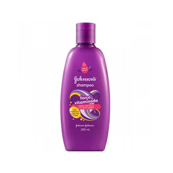 Shampoo Força Vitaminada JOHNSON & JOHNSON  200ml Shampoo JOHNSON & JOHNSON Força Vitaminada Frasco 200ml