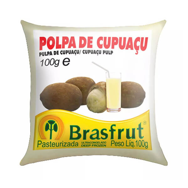 Polpa de Fruta BRASFRUT Cupuaçu 100g Polpa de Fruta BRASFRUT Cupuaçu  Pacote 100g