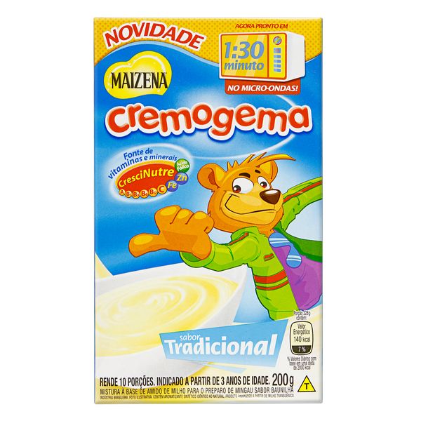 Mingau Tradicional Maizena Cremogema Caixa 200g Mingau Tradicional Maizena Cremogema Caixa 200g