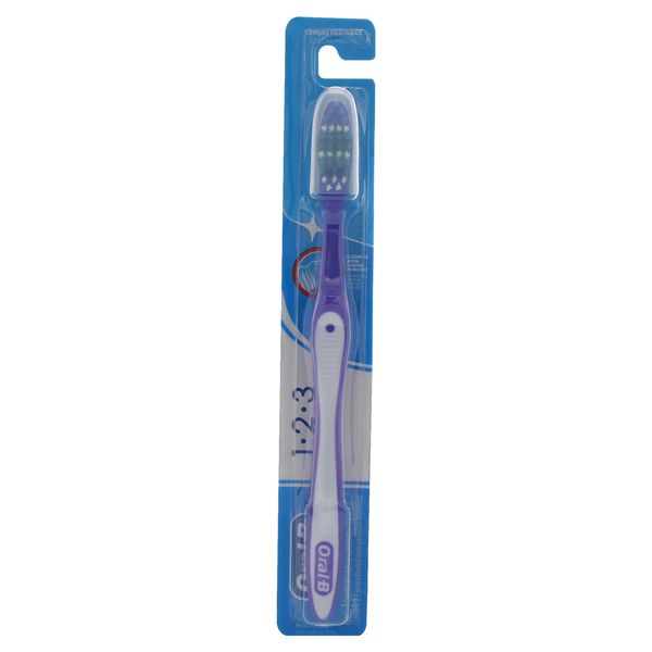 Escova Dental Média Oral-B 1-2-3 Escova Dental Média Oral-B 1-2-3