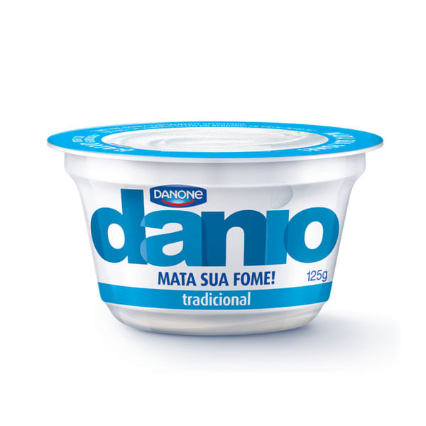 Iogurte Tradicional DANIO DANONE 125g Iogurte DANIO DANONE 10g de Proteína Tradicional   Pote 125g