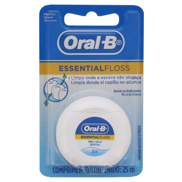 Fio Dental Encerado Oral-B 25m Fio Dental Encerado Oral-B 25m