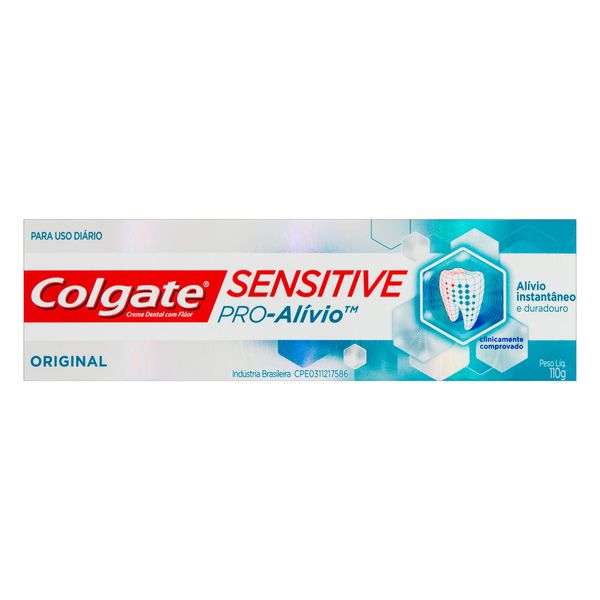 Creme Dental Original Colgate Sensitive Pro-Alívio Caixa 110g