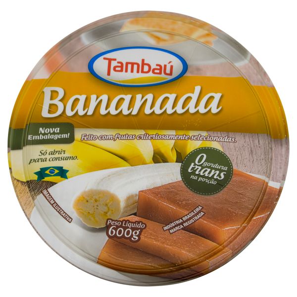 Bananada Tambaú Pote 600g