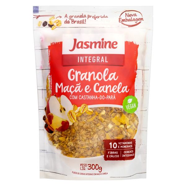 Granola Maçã e Canela Jasmine Pouch 300g