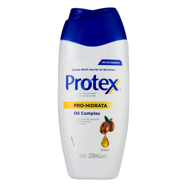 Sabonete Líquido Antibacteriano Argan Protex Pro-Hidrata Frasco 250ml