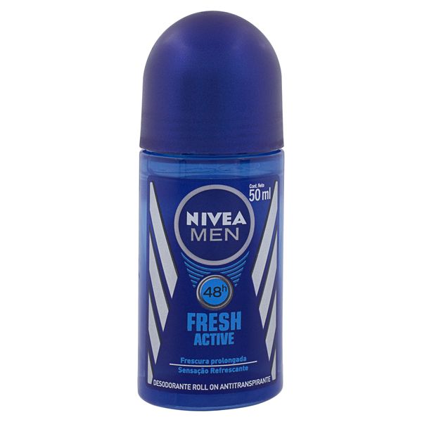 Desodorante Antitranspirante NIVEA Men Fresh Active 50ml Desodorante Antitranspirante NIVEA Men Fresh Active Roll-on 50ml