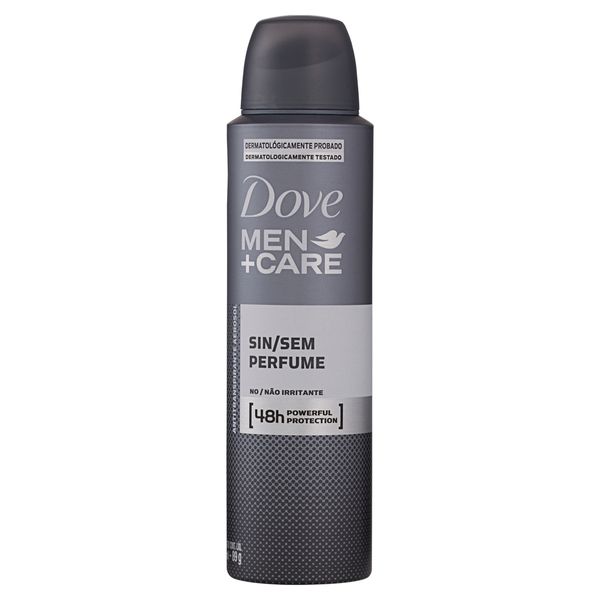 Antitranspirante Aerossol sem Perfume Dove Men+Care 150ml