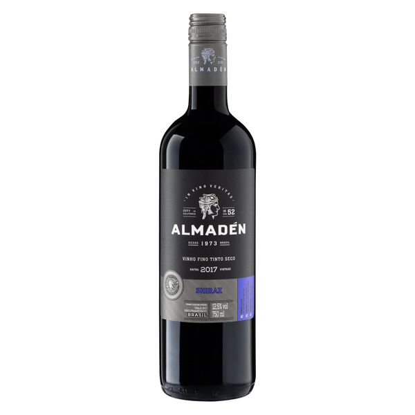 Vinho Brasileiro Tinto Seco Almadén Shiraz Vale do São Francisco Garrafa 750ml