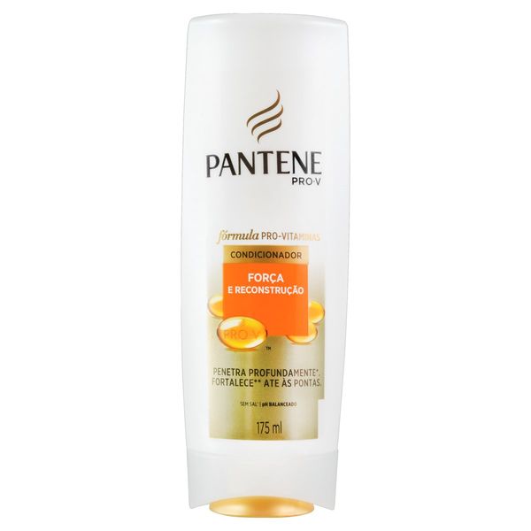 Condicionador Pantene Força e Reconstrução Frasco 175ml Condicionador Pantene Força e Reconstrução Frasco 175ml
