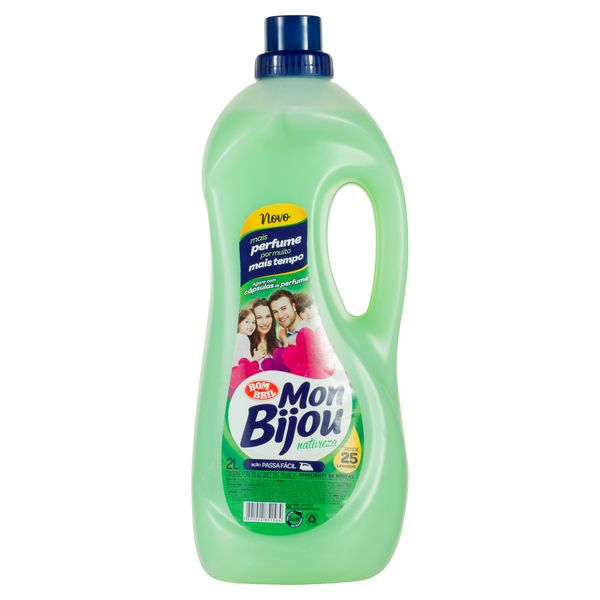 Amaciante de Roupa Diluído Natureza Mon Bijou Frasco 2l Amaciante de Roupa Diluído Natureza Mon Bijou Frasco 2l