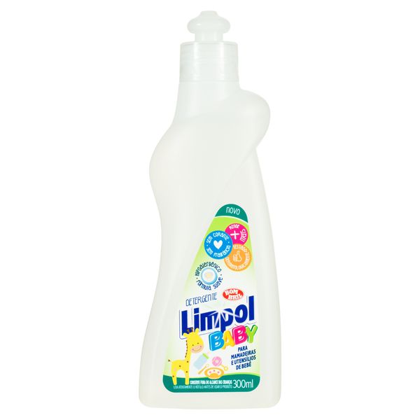 Detergente Líquido LIMPOL 300ml Detergente Líquido LIMPOL Baby Frasco 300ml