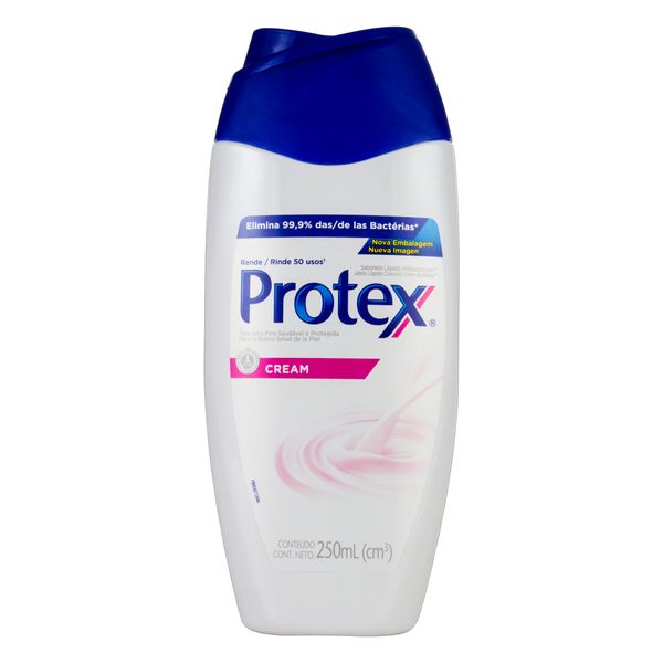 Sabonete Líquido Antibacteriano Cream Protex Frasco 250ml