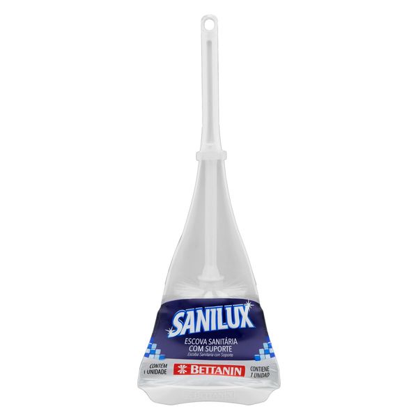 Escova Sanitária com Suporte Branca Sanilux Escova Sanitária com Suporte Branca Sanilux
