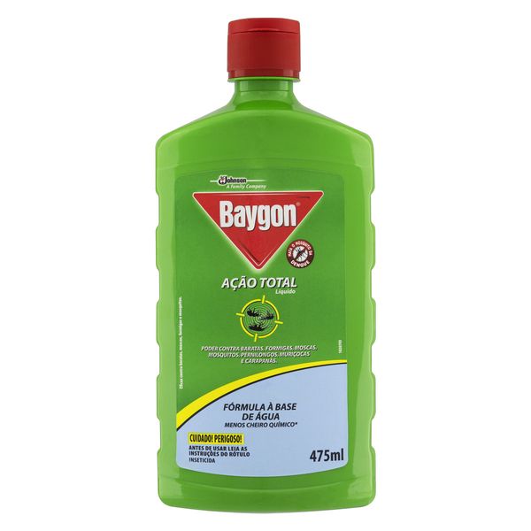 Inseticida Líquido Ação Total Base Água Baygon Squeeze 475ml Inseticida Líquido Ação Total Base Água Baygon Squeeze 475ml