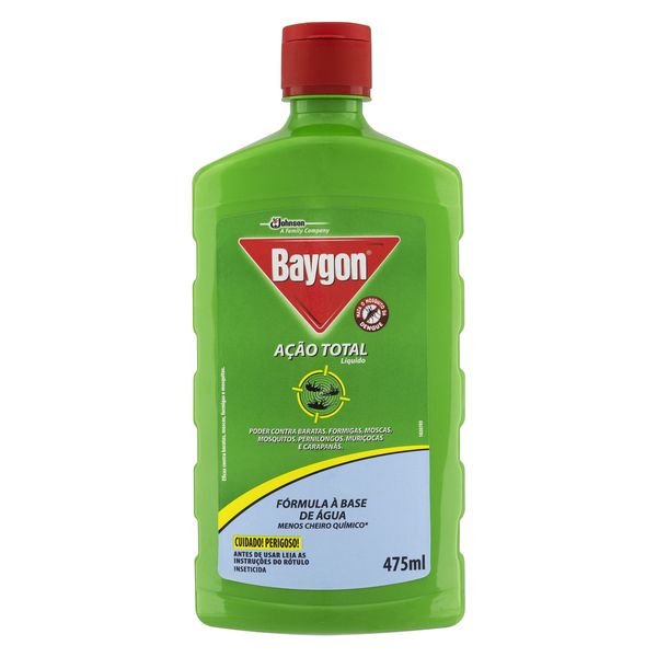 Inseticida Líquido Ação Total Base Água Baygon Squeeze 475ml