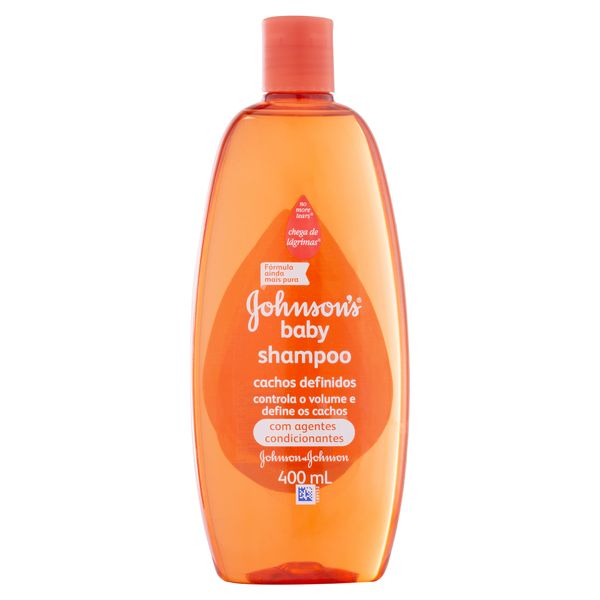 Shampoo Johnson's Baby Cachos Definidos Frasco 400ml