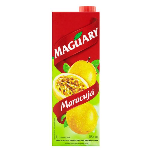 Bebida Adoçada Maracujá Maguary Caixa 1l