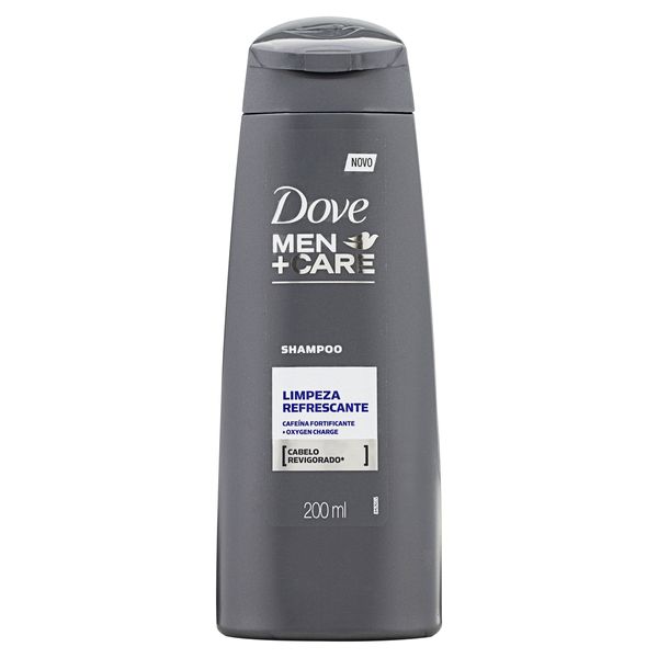 Shampoo DOVE Men+Care Limpeza Refrescante 200ml Shampoo DOVE Men+Care Limpeza Refrescante Frasco 200ml
