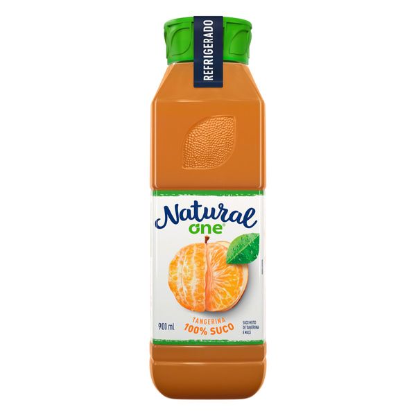 Suco Tangerina Natural One Refrigerado Garrafa 900ml Suco Tangerina Natural One Refrigerado Garrafa 900ml