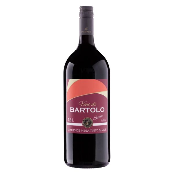Vinho Brasileiro Tinto Suave Vino di Bartolo Serra Gaúcha Garrafa 1,5l
