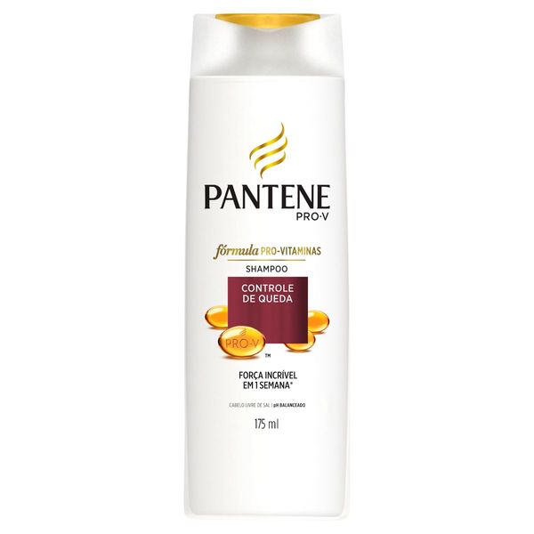 Shampoo Pantene Controle de Queda Frasco 175ml