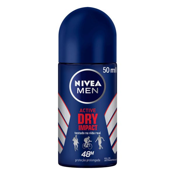 Desodorante Antitranspirante NIVEA  Dry Impact Plus 50ml Desodorante Antitranspirante NIVEA Dry Impact Plus Roll-on 50ml