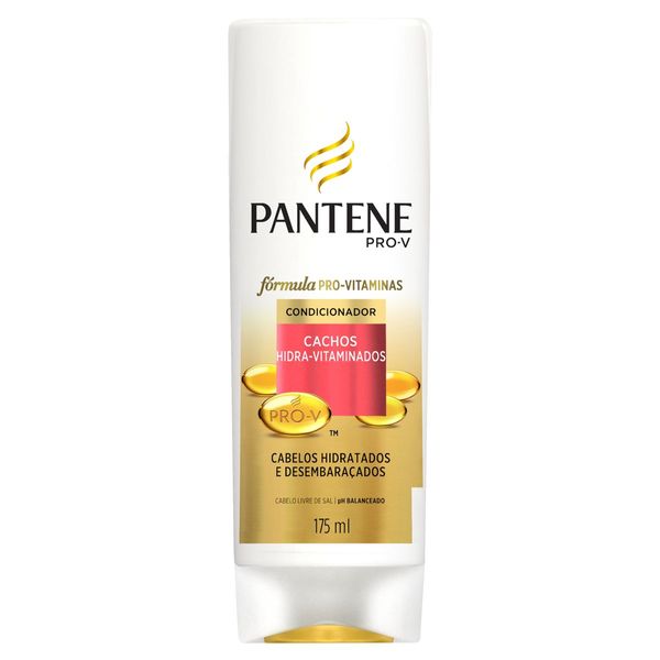 Condicionador Pantene Cachos Hidra-Vitaminados Frasco 175ml Condicionador Pantene Cachos Hidra-Vitaminados Frasco 175ml