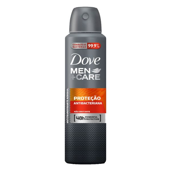 Antitranspirante Aerossol Proteção Antibacteriana Dove Men+Care 150ml