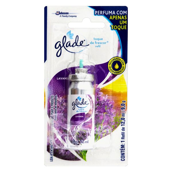 Odorizador de Ambiente Lavanda Glade Toque de Frescor Blister 12ml Refil Odorizador de Ambiente Lavanda Glade Toque de Frescor Blister 12ml Refil