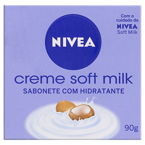 Sabonete em Barra Hidratente NIVEA Creme Soft Milk 90g