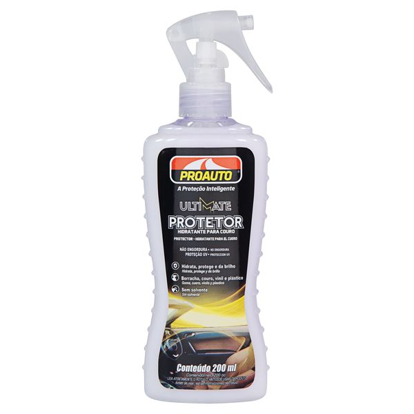 Protetor Hidratante para Couro Proauto Ultimate Frasco 200ml Protetor Hidratante para Couro Proauto Ultimate Frasco 200ml