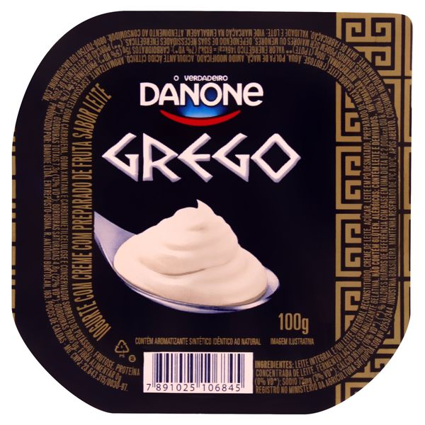Iogurte Grego Tradicional Danone Pote 100g Iogurte Grego Tradicional Danone Pote 100g