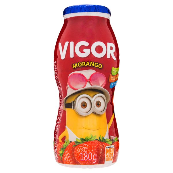 Iogurte Líquido VIGOR 180g Iogurte Líquido Morango VIGOR  Pote 180g