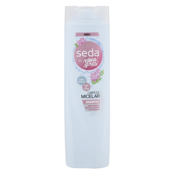Shampoo Seda Limpeza Micelar by Niina Secrets Frasco 325ml Shampoo Seda Limpeza Micelar by Niina Secrets Frasco 325ml
