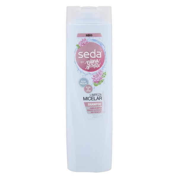 Shampoo Seda Limpeza Micelar by Niina Secrets Frasco 325ml