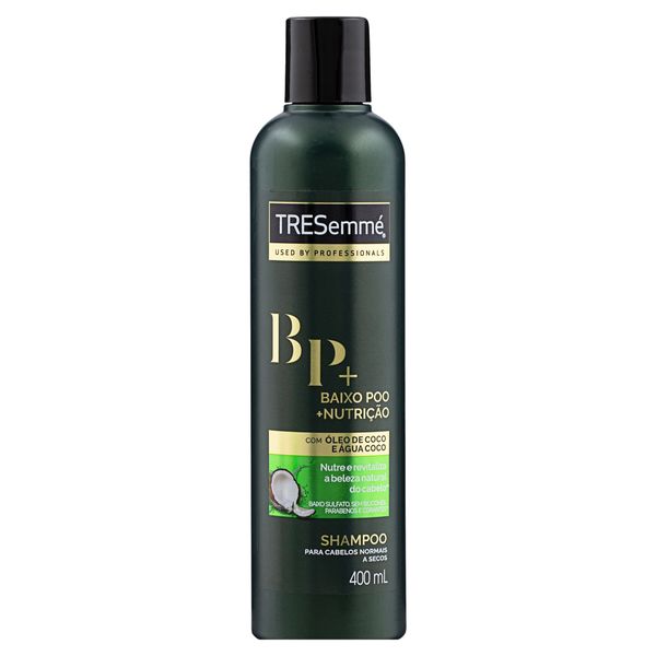Shampoo Tresemmé Baixo Poo + Nutrição Frasco 400ml