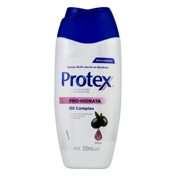 Sabonete Líquido Antibacteriano Oliva Protex Pro-Hidrata Frasco 250ml