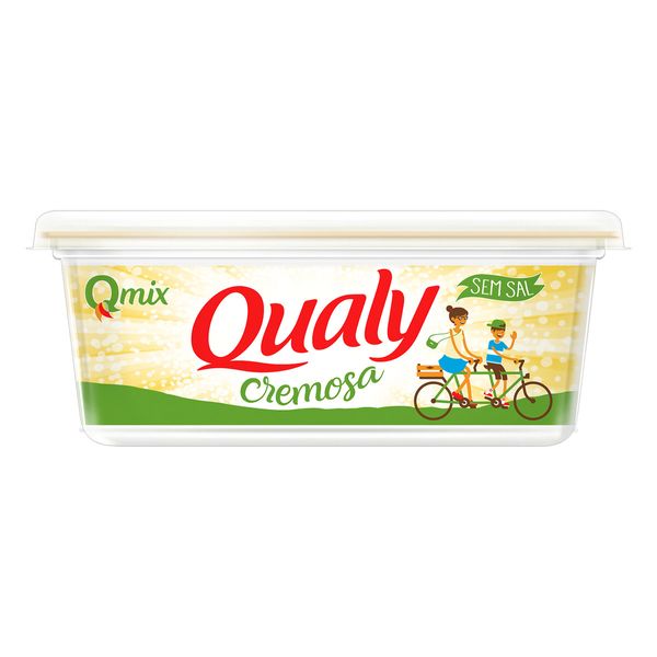 Margarina Cremosa sem Sal Qualy Qmix Pote 250g Margarina Cremosa sem Sal Qualy Qmix Pote 250g