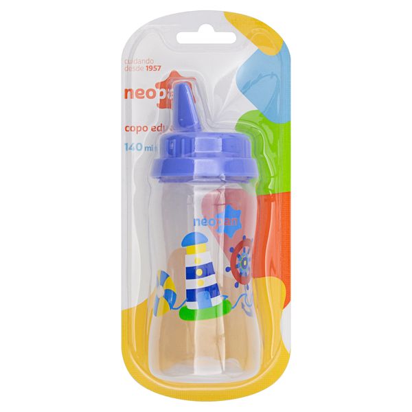 Copo Educativo Azul 140ml Neopan