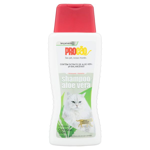 Shampoo para Cães e Gatos Aloe Vera Procão Frasco 500ml