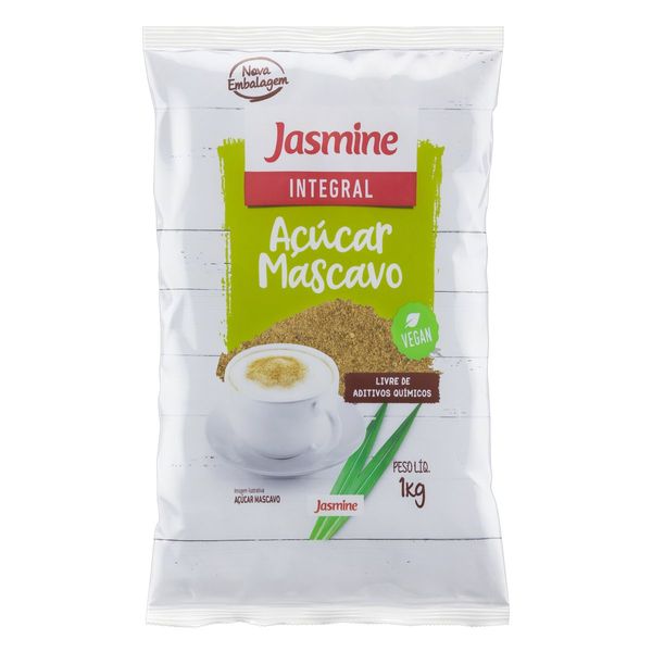 Açúcar Mascavo JASMINE 1kg Açúcar Mascavo JASMINE  Pacote 1kg Açúcar Mascavo JASMINE 1kg Açúcar Mascavo JASMINE  Pacote 1kg