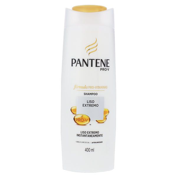 Shampoo Pantene Liso Extremo Frasco 400ml Shampoo Pantene Liso Extremo Frasco 400ml