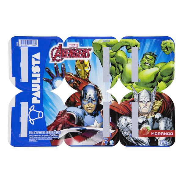 Bebida Láctea PAULISTA 570g Bebida Láctea PAULISTA Morango Bandeja 570g Bebida Láctea PAULISTA 570g Bebida Láctea PAULISTA Morango Bandeja 570g