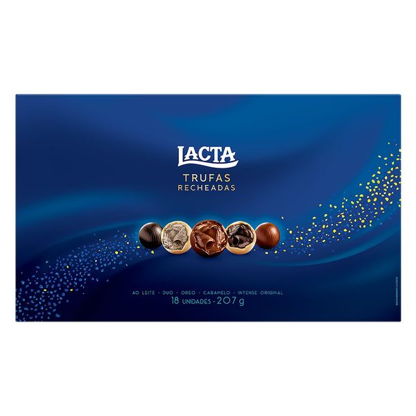 Trufa de Chocolate Sortida Lacta Caixa 207g 18 Unidades Trufa de Chocolate Sortida Lacta Caixa 207g 18 Unidades
