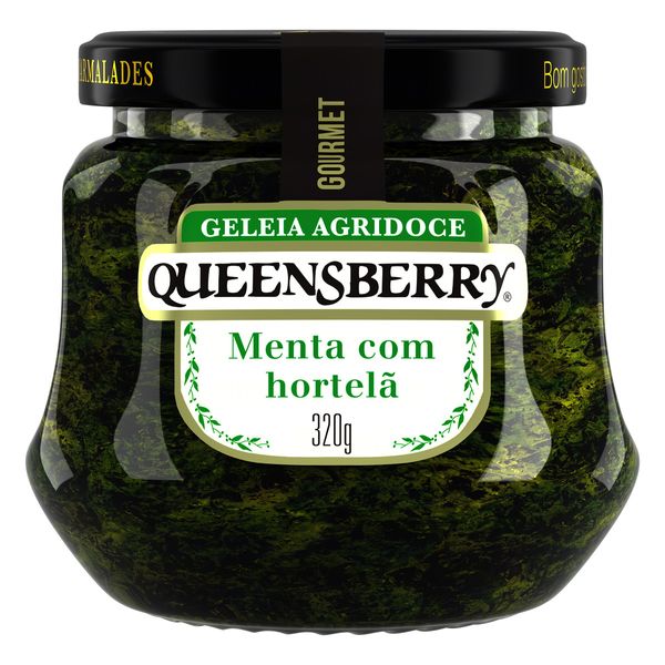 Geleia Agridoce Menta com Hortelã Queensberry Gourmet Vidro 320g