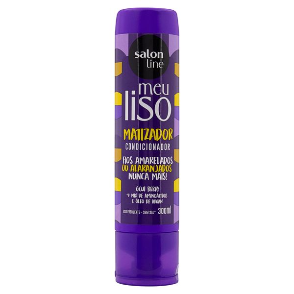 Condicionador Matizador Salon Line Meu Liso Frasco 300ml Condicionador Matizador Salon Line Meu Liso Frasco 300ml