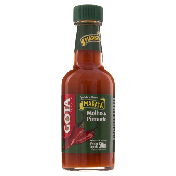 Molho de Pimenta Picante Maratá Gota Vidro 50ml Molho de Pimenta Picante Maratá Gota Vidro 50ml